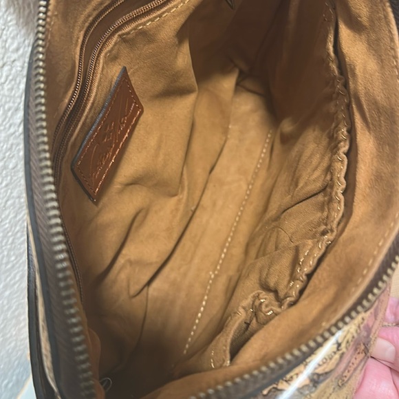 Patricia Nash Vintage Map Tan Crossbody Bag - Picture 5 of 8